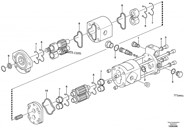 Гідравлічний насос Volvo VOE14376727 