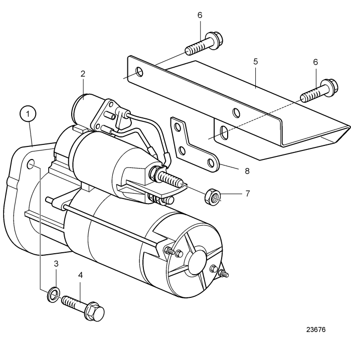 Стартер VOLVO VOE 20880693