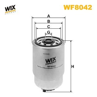 Фільтр паливний WIX FILTERS WX WF8042 